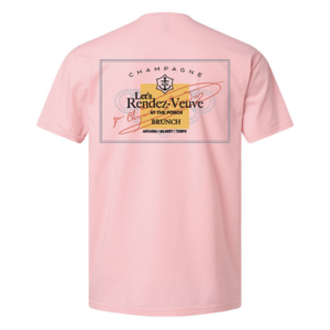 Brunch Pink T-Shirt Men's Back