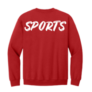 Sports Red Sweatshirt